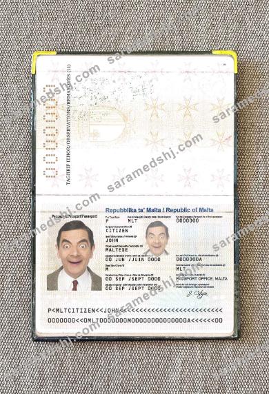 Malta passport photo look